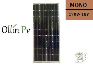 Βαθμολογήστε τα Monocrystalline ηλιακά πλαίσια Ινδία ηλιακών κυττάρων 170w πυριτίου Α/Β