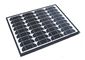 60 Monocrystalline ηλιακά πλαίσια πλαισίων Watt μαύρα για το φορτιστή μπαταριών 12v από το πλέγμα