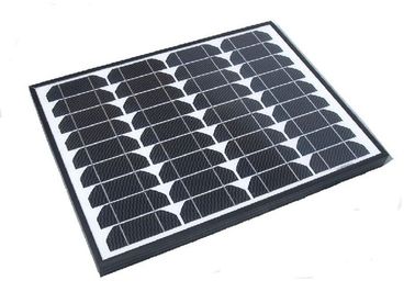 60 Monocrystalline ηλιακά πλαίσια πλαισίων Watt μαύρα για το φορτιστή μπαταριών 12v από το πλέγμα