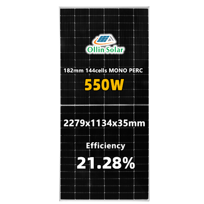Αγορά 36V στεγανοποιήστε τη Monocrystalline επιτροπή 540W 545W 550W ηλιακής ενέργειας online manufacture