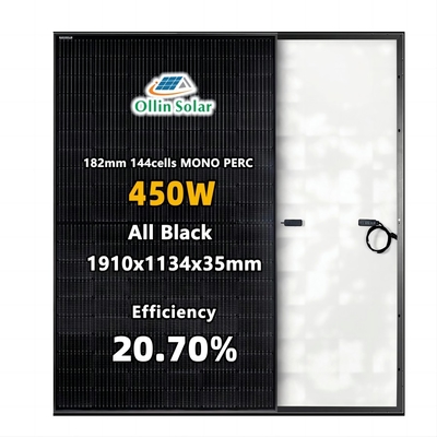 Αγορά 445W 450W 455W 460W μονο εξάρτηση ηλιακού πλαισίου κυττάρων ηλιακού πλαισίου μισή για τα σπίτια online manufacture
