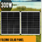 πτυσσόμενες εξαρτήσεις στρατοπέδευσης ηλιακών πλαισίων γυαλιού 250W 300W 400w