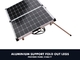 πτυσσόμενες εξαρτήσεις στρατοπέδευσης ηλιακών πλαισίων γυαλιού 160W 200W 400w