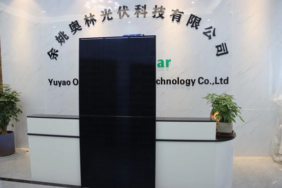 Όλο το μαύρο μισό μονο ηλιακό πλαίσιο 182mm 445W 450W 455W 460W κυττάρων