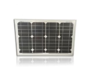 Μικρά ξηρά Monocrystalline PV κύτταρα στρατόπεδων, μακριά - φωτισμός 12v πλέγματος ηλιακό πλαίσιο 40 Watt